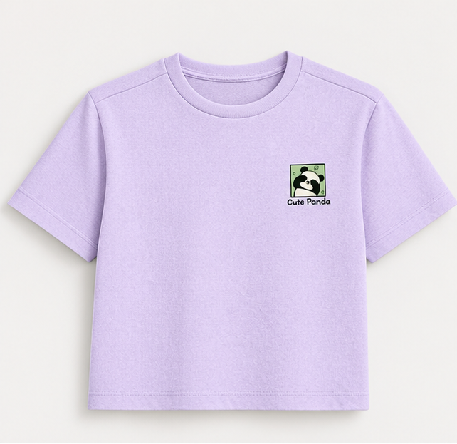 Girls Panda Tee