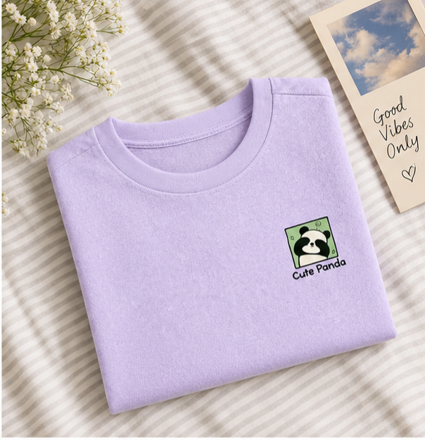 Girls Panda Tee